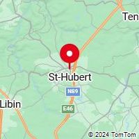 Map of St-Hubert,Belgium